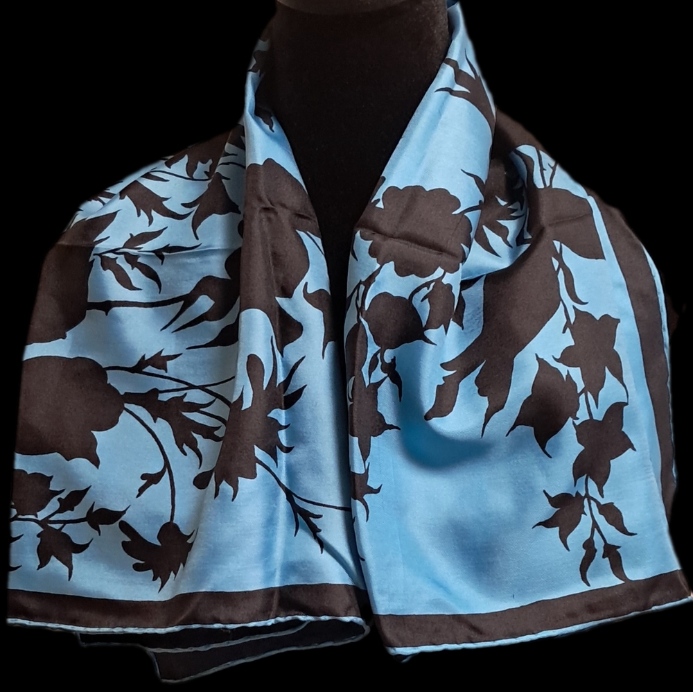 Vintage Italian silk scarf